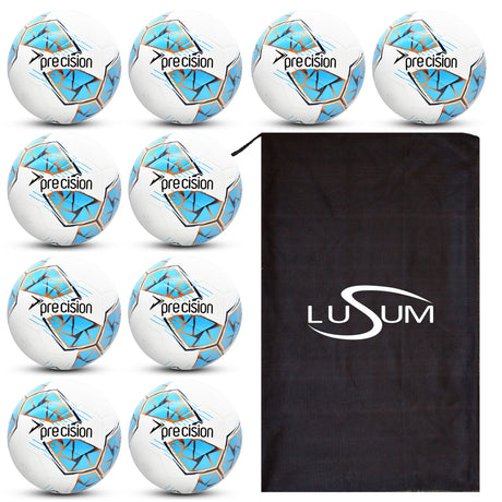 PT Fusion Training Footballs 10 Ball Pack Plus Bag