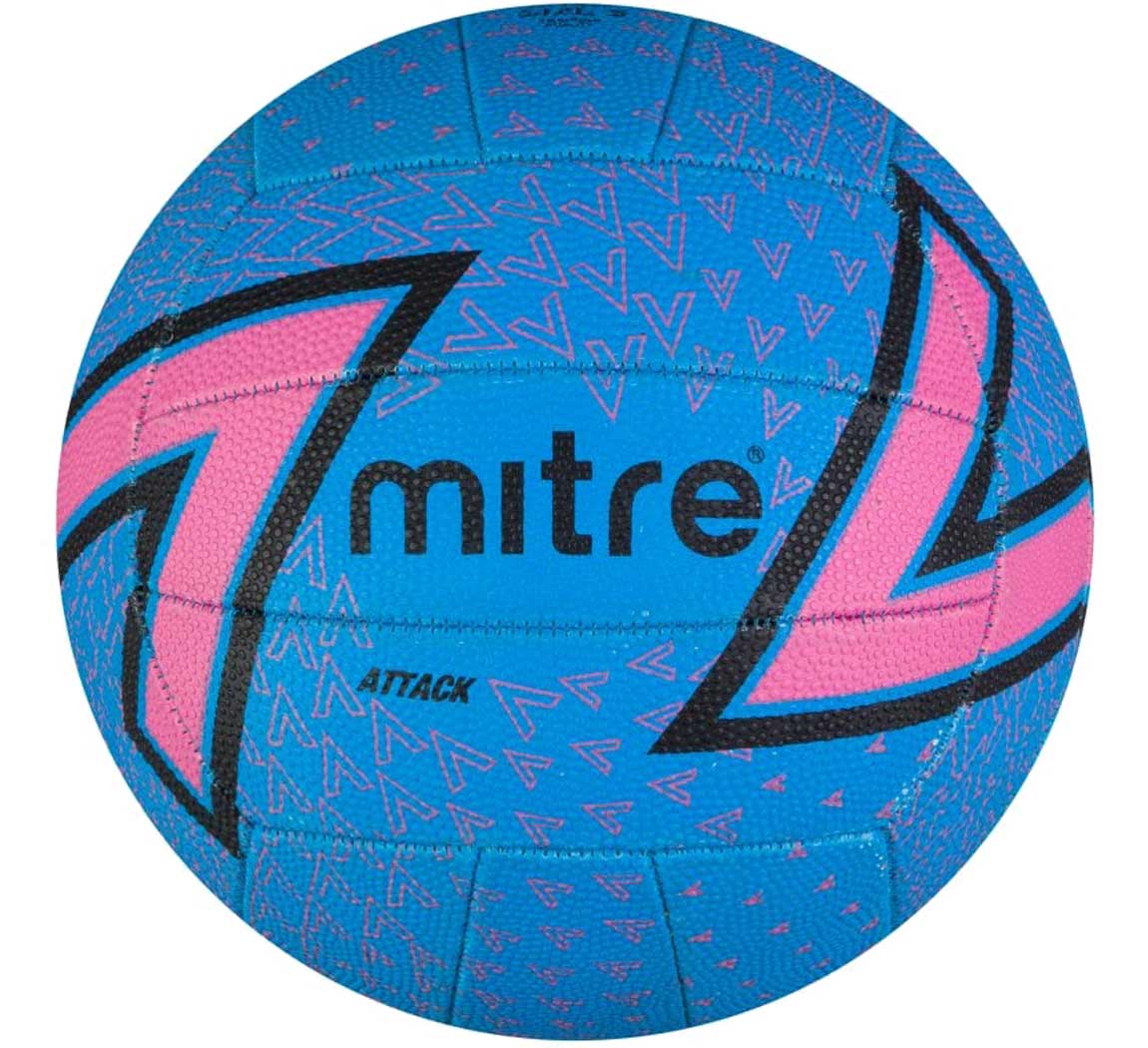 Mitre Attack Netball Ball - Top Practice and Training Ball 