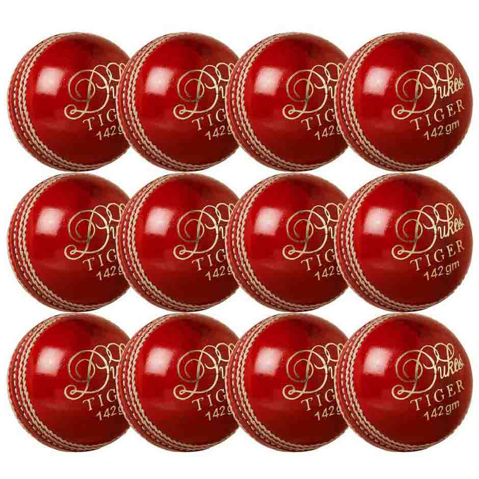 1 Dozen Dukes Tiger Youth Match Cricket Balls