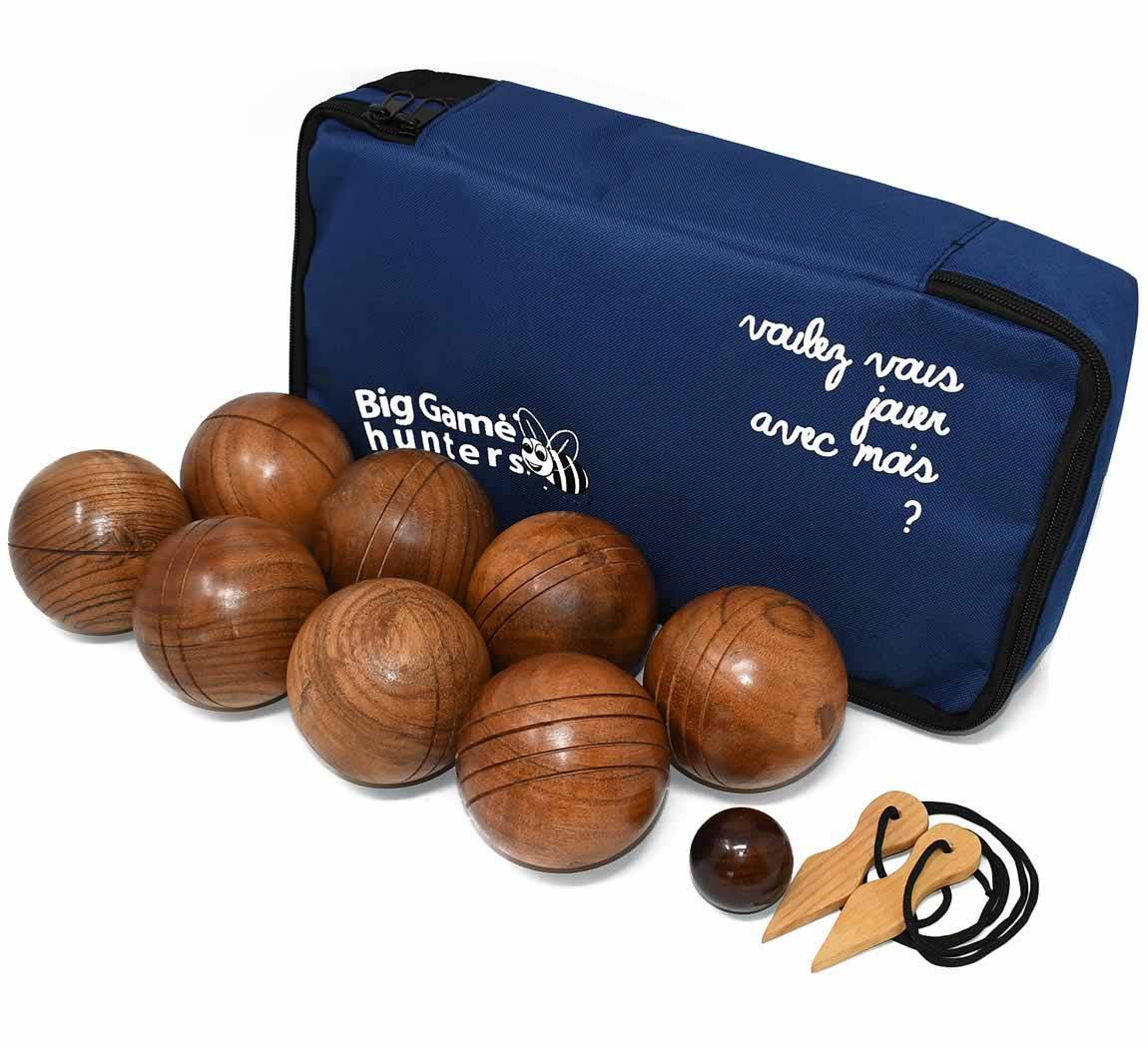 Classic Wooden Boule Set - 8 Pieces By Sports Ball Shop