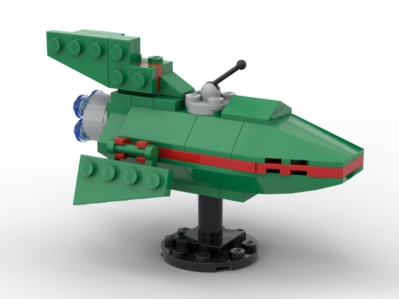 Lego Planet Express Ship Microbuild [With Instructions]