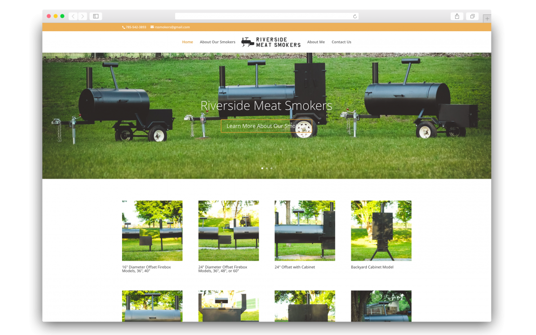 Riverside Meat Smokers Website